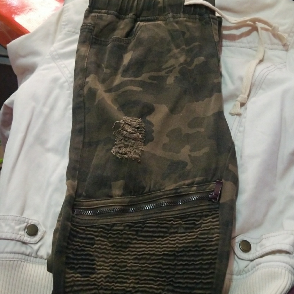 Camo Jeans,  New with tags
